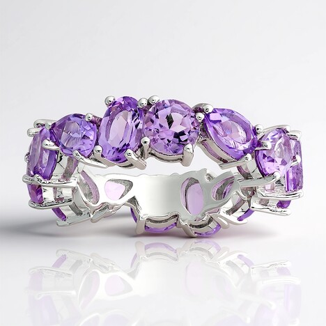Anello in argento con Ametista