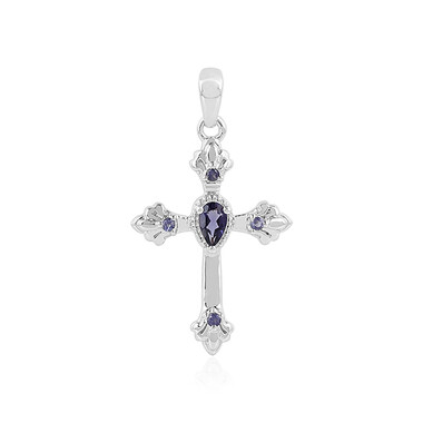 Ciondolo in argento con Iolite