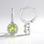 Boucles d'oreilles en argent et Sphène