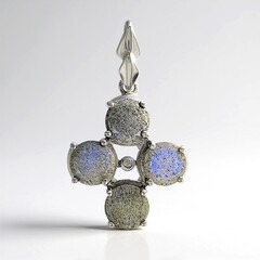 Ciondolo in argento con Spectrolite