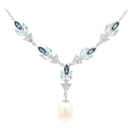 Collar en plata con Perla Freshwater