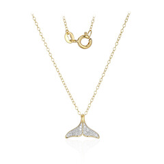 Collana in argento con Diamante I3 (I)