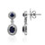 18K Blue Sapphire Gold Earrings (Estée Collection)