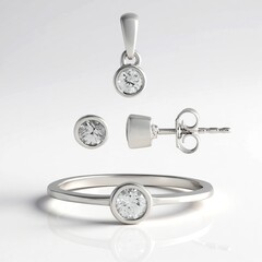 Anello in argento con Zircone (de Melo)