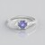 Anello in argento con Tanzanite