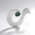 Ciondolo in argento con Grandidierite (MONOSONO COLLECTION)