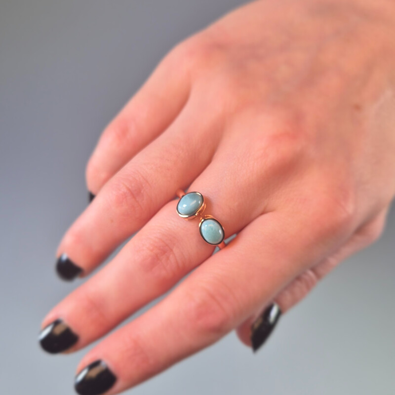 Larimar-Silberring (KM by Juwelo)