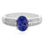 Anello in argento con Tanzanite