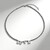 Collier en argent et Hématite argentée
