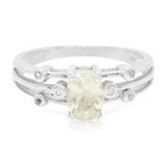 Bague en argent et Orthose