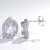Orecchini in argento con Ametista Rose de France