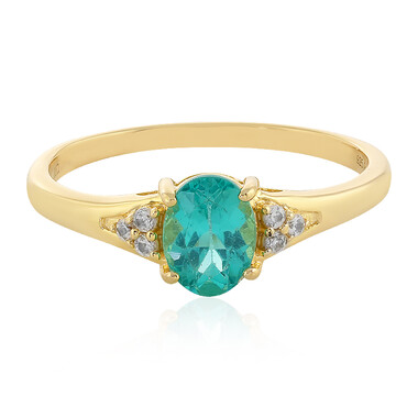 Anello in argento con Apatite Blu