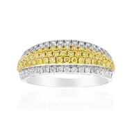 Gelber SI2 Brillant-Goldring (CIRARI)
