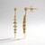 Orecchini in oro con Diamante Champagne I2 (de Melo Gold)
