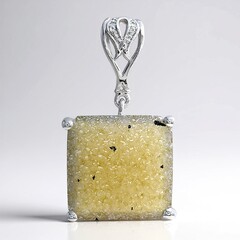 Ciondolo in argento con Agata Glitter