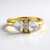 Anello in argento con Topazio Bianco