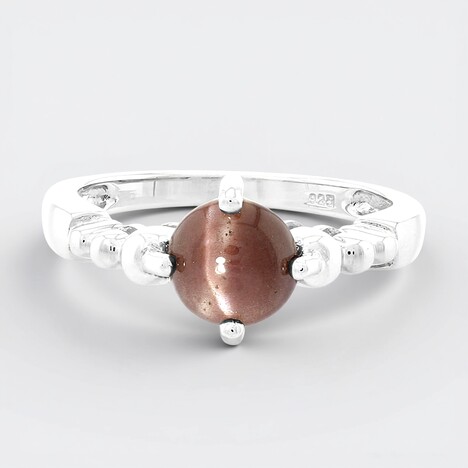Anello da uomo in argento con Scapolite Occhio di Gatto