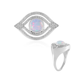 Bague en argent et Opale Welo AAA (de Melo Essence)