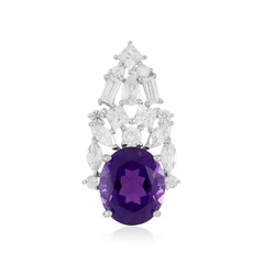 Sambia-Amethyst-Silberanhänger (de Melo Essence)
