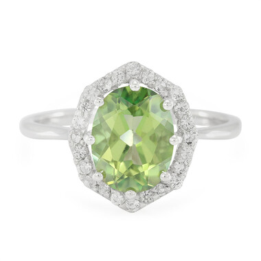 Kiwi-Topas-Silberring