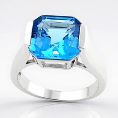 Anello in argento con Topazio Marambaia