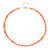 Collar en plata con Ópalo naranja de Etiopía