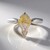 Bague en argent et Quartz rutile (Cheveux de Vénus)
