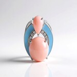 Ciondolo in argento con Opale Rosa (de Melo Essence)