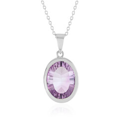 Collana in argento con Ametista Rose de France