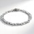 Bracciale in argento con Topazio Bianco