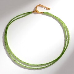 Collana in argento con Peridoto