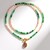 Collana in argento con Quarzo Rosa (Riya)