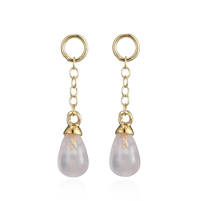 Ciondolo in argento con Quarzo Rosa