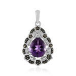 Amethyst-Silberanhänger