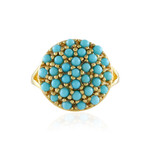 Anillo en plata con Turquesa bella durmiente (Faszination Türkis)