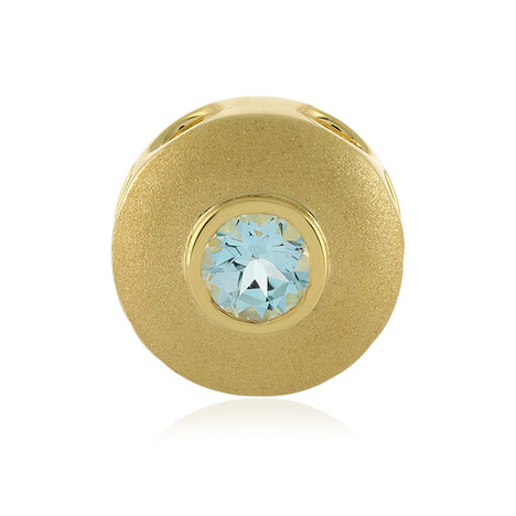 Ciondolo in argento con Topazio Blu Cielo (MONOSONO COLLECTION)