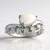 Anello in argento con Opale Bianco