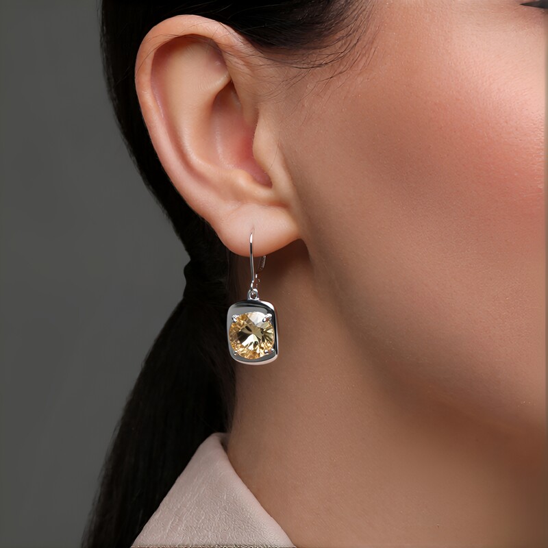 Oregon Sunstone Silver Earrings