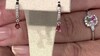 Pendientes en plata con Rubí de Tanzania