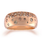 Anillo en oro con Diamante rosa de Francia de Argyle SI1 (Annette)