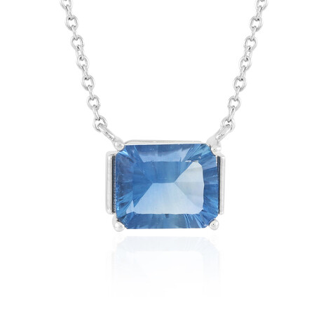 Collana in argento con Fluorite Cangiante