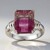 Anello in argento con Fluorite Bicolore (Pallanova)