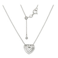 Collier en argent et Zircon (Adela Silber)