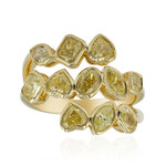 Anillo en oro con Diamante amarillo SI2 (CIRARI)