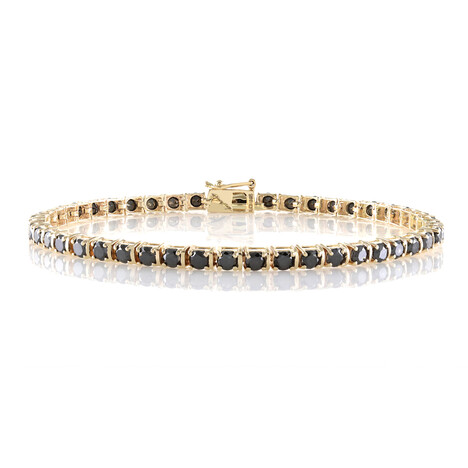 Brazalete en oro con Diamante negro (de Melo Gold)