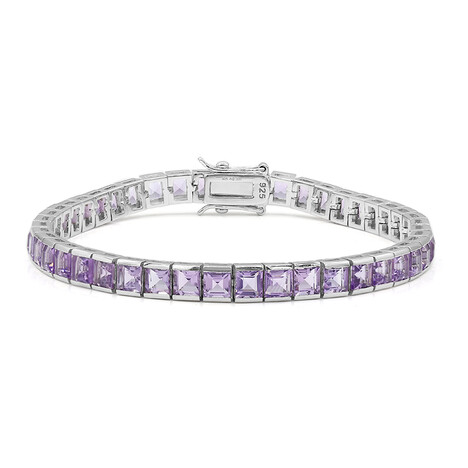 Amethyst-Silberarmband