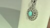 Pendentif en argent et Turquoise