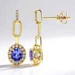 Orecchini in oro con Tanzanite AAA (CIRARI)
