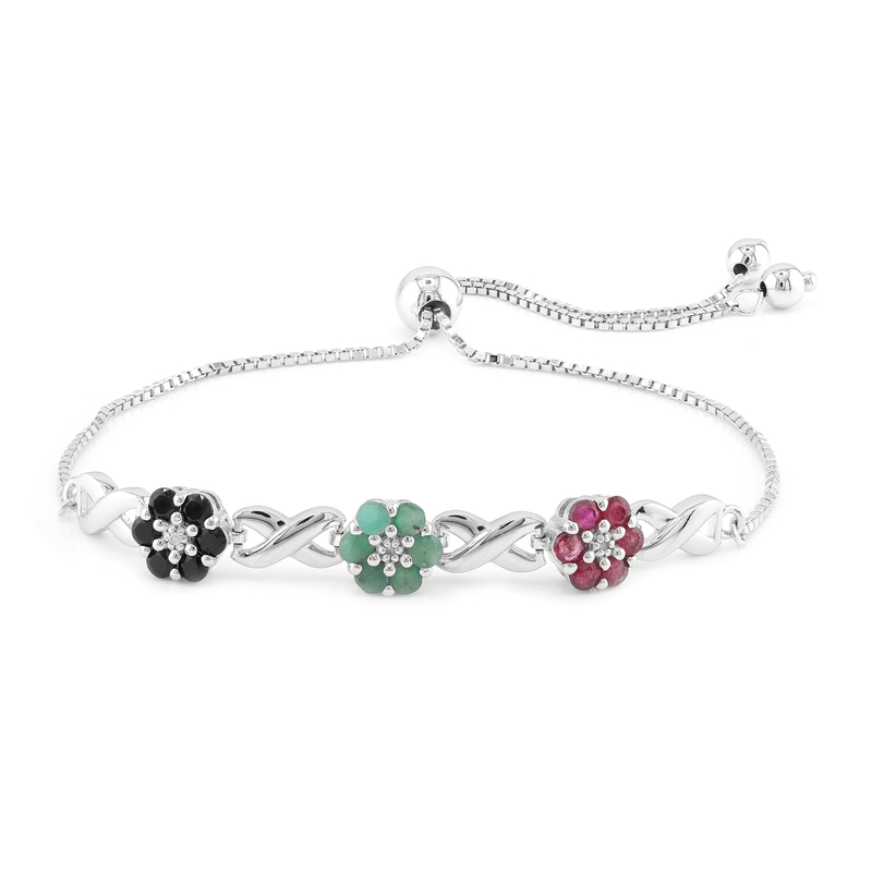 Gucci Bracelet à chaîne Rolo en argent sterling 925 avec deux étiquettes de chie