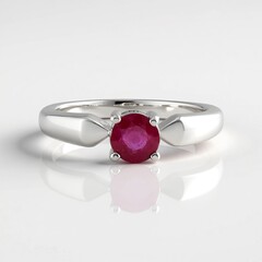 Anello in argento con Rubino Bemainty